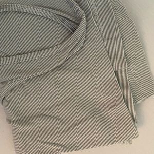 Cool racerback white gray stripe